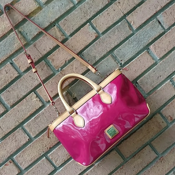 Dooney & Bourke Patent Satchel - Picture 2 of 11